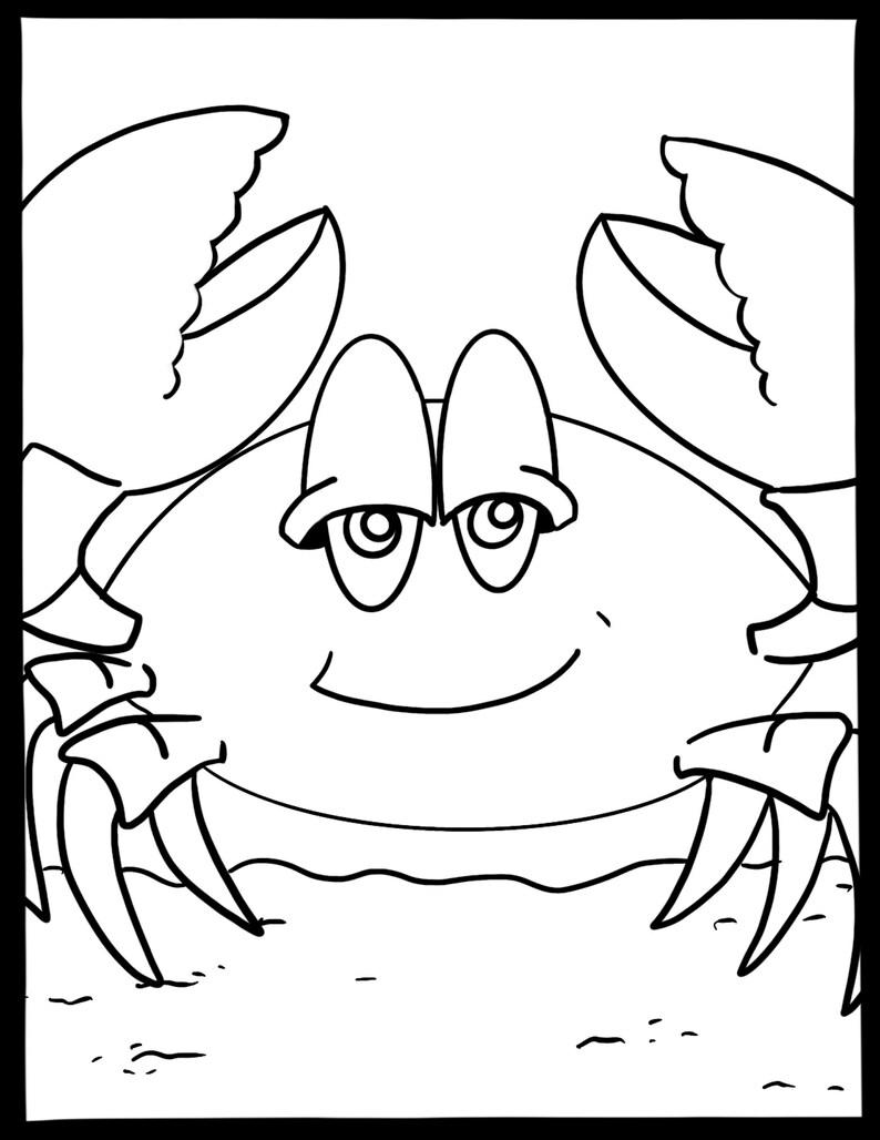 10 Simple Underwater Coloring Pages for Kids - Underwater Coloring