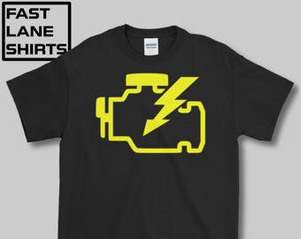 Check Engine light youth t-shirt Car and JDM kids shirts