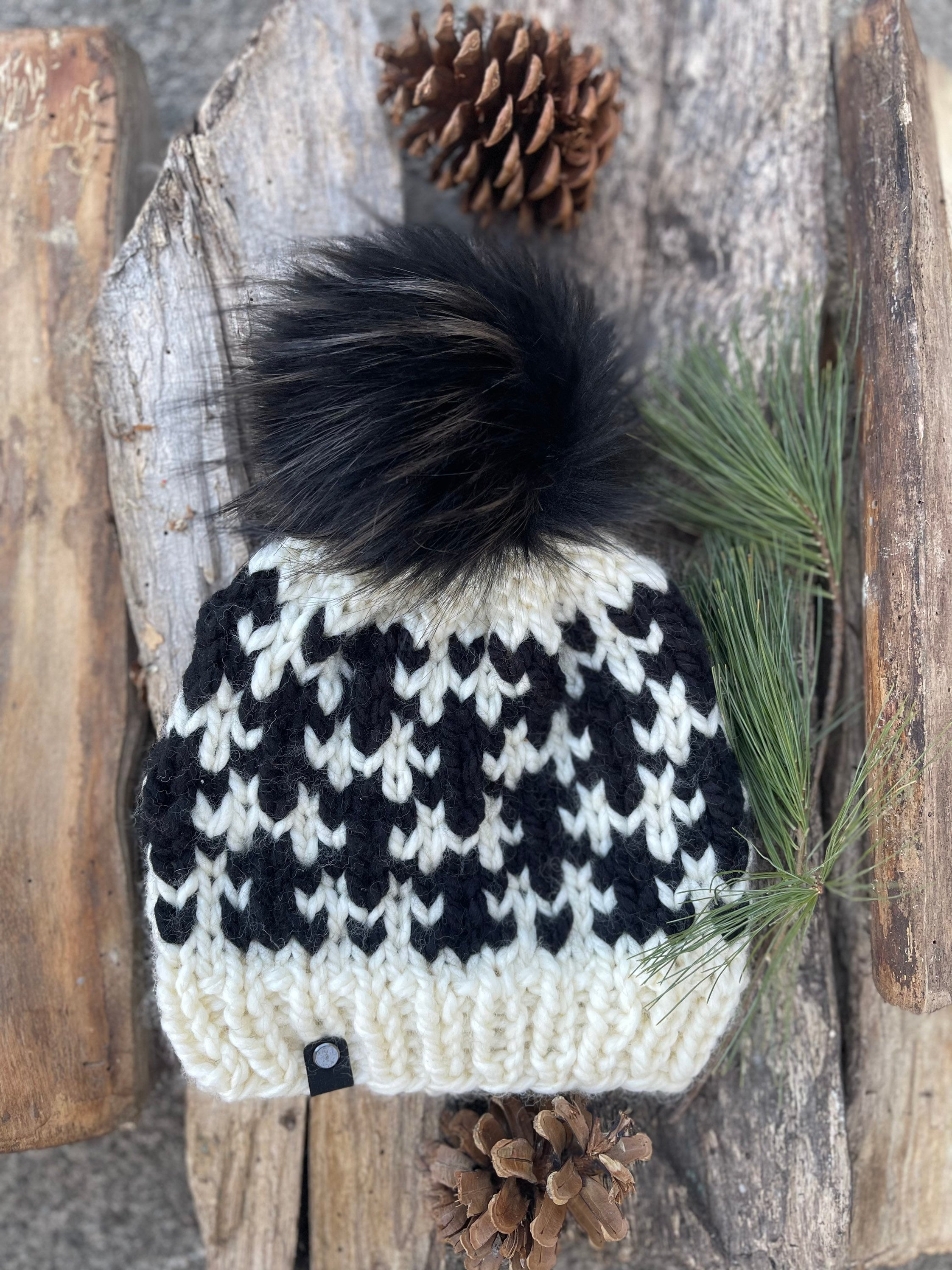 Vintage Black & Winter White Hat Vintage Black and White Straw Hat 1960s Mr. John Classic main image 3