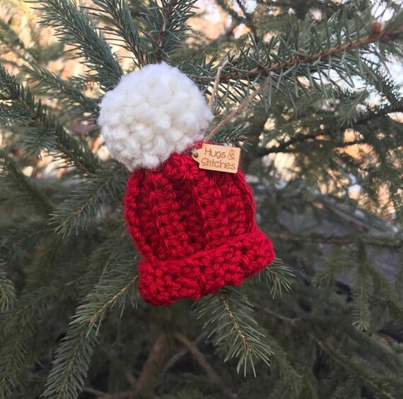 Crochet Pattern Mini Winter Hat Ornaments Yarn Mini Winter Hats