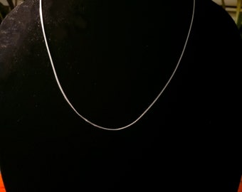 20"  sterling silver chain