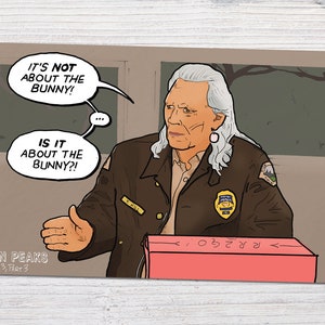 Twin Peaks: The Return - Parte 3 - Non si tratta di The Bunny Quote - Stagione 3 / Stampa d'arte (4x6, 5x7 o 8x10)