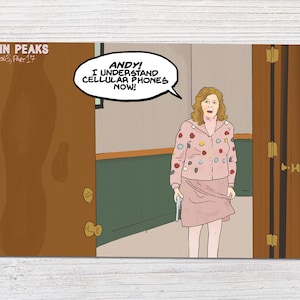 Twin Peaks: Il Ritorno - Parte 17 - Lucy capisce Telefoni Cellulari Preventivo - Stagione 3 / Stampa d'arte (4x6, 5x7 o 8x10)