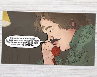 Almost Famous (2000) - Uncool Movie Quote - Philip Seymour Hoffman, Lester Bangs | Handmade Art Print (4x6, 5x7 or 8x10)