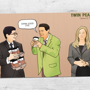 Twin Peaks: The Return - Parte 5 - Dannazione Good Joe Citazione - Stagione 3 / Stampa d'arte (4x6, 5x7 o 8x10)
