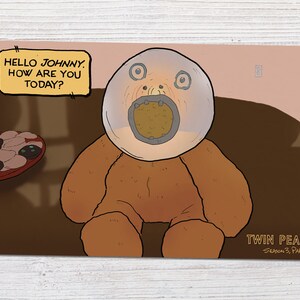 Twin Peaks: The Return - Parte 10 - Ciao Johnny Teddy Bear Citazione - Stagione 3 / Stampa d'arte (4x6, 5x7 o 8x10)