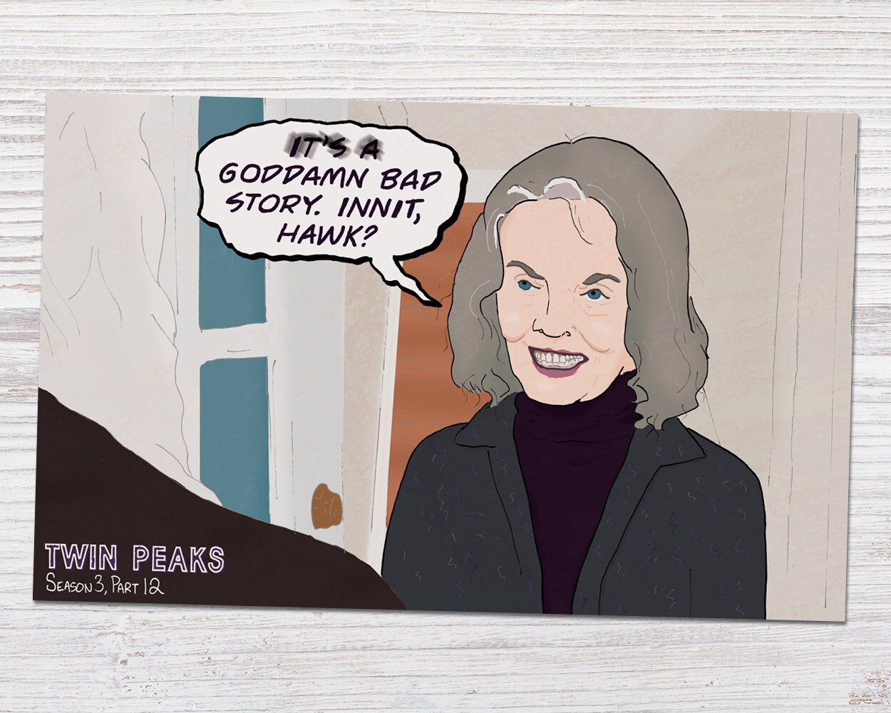 Twin Peaks The Return Part 12 Sarah Palmer Bad Story Etsy