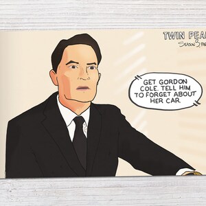 Twin Peaks: The Return - Parte 15 - Get Gordon Cole Quote - Cooper Awakening - Stagione 3 / Stampa d'arte (4x6, 5x7 o 8x10)