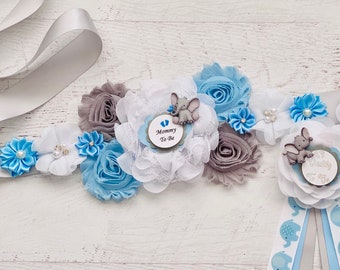 flower sash belt for baby shower