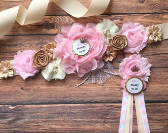 baby shower belt sash