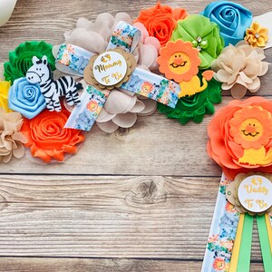 Fascia per maternità Safari Baby Shower: animali della giungla, ricordo