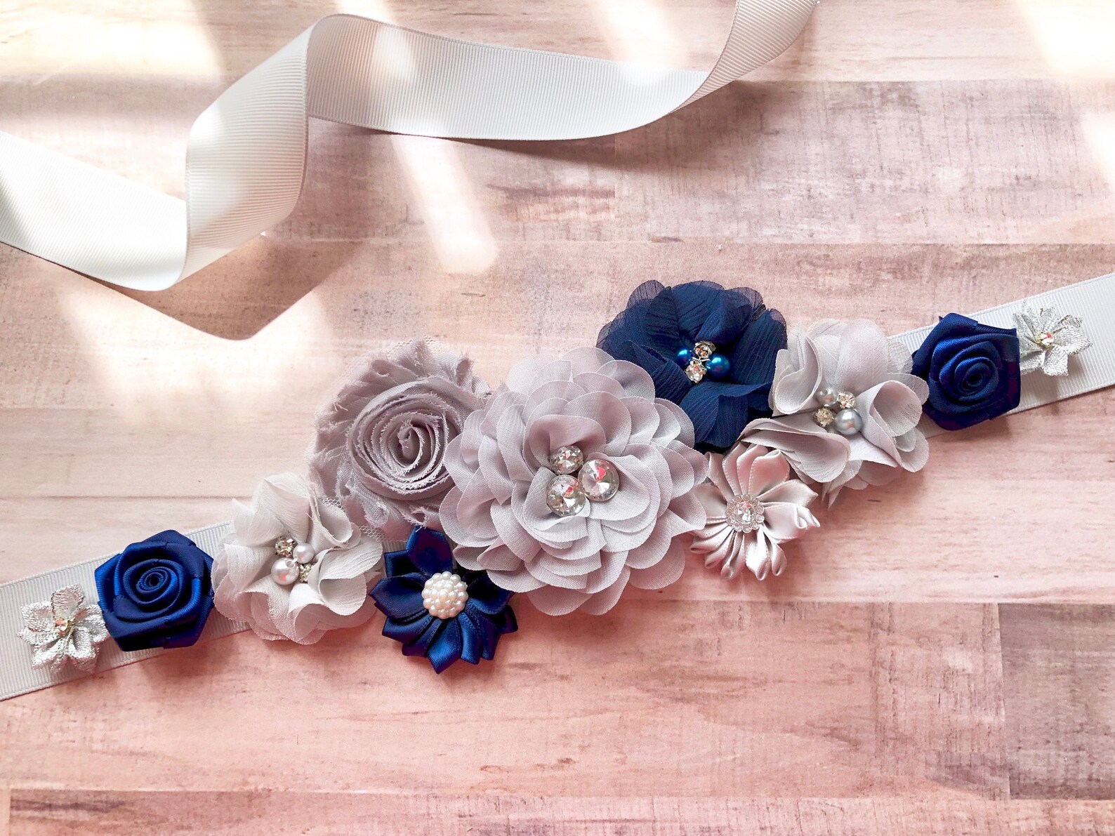 Gray Navy and White Baby Shower Reveal Party Photo Prop Etsy