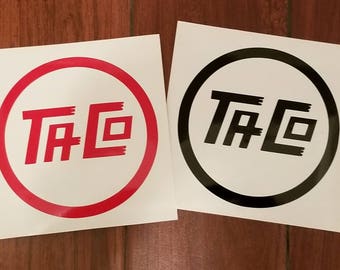 Vintage Style Tacoma Die-Cut Decal