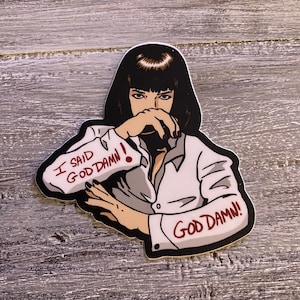 Mia Wallace - Pulp Fiction Decal