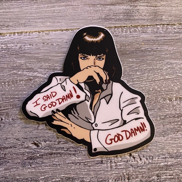 Mia Wallace - Pulp Fiction Decal