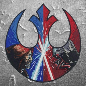 Obi Wan - Darth Vader Starbird Embroidered Patch