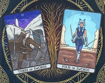 Star Wars Tarot Card Patches: Anakin & Ahsoka - Set #21