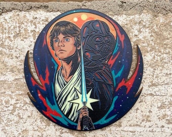 Skywalker Jedi Starbird 3D Molded GITD Acrylic Patch