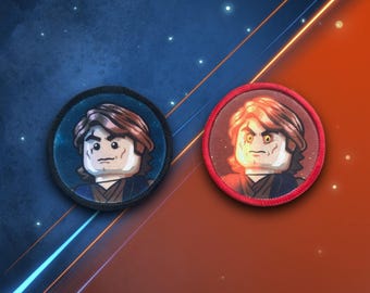 Anakin Skywalker Brickwars Profile Patch