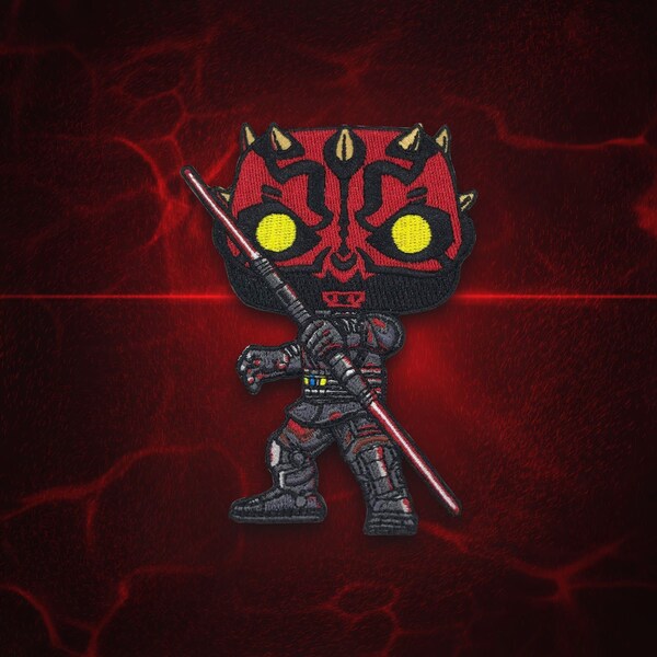 Darth Maul Pop Embroidered Patch