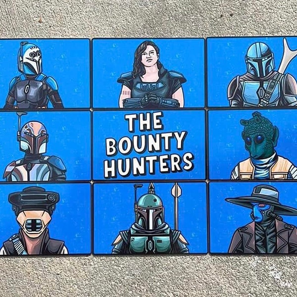 The Bounty Hunters  9-Piece Aluminum Patch Set