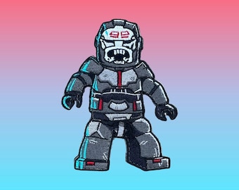 Wrecker Embroidered Brickwars Patch