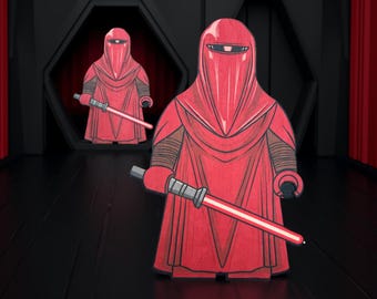 Wooden Color Brick Wars Imperial Guard Patch