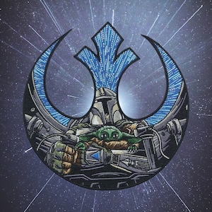 Mandalorian Hyperspace Starbird Embroidered Patch