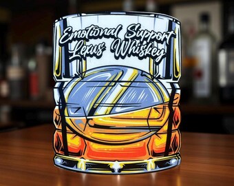 Emotional Support Lexus Whiskey Leatherette Patch - Overland Adventure Awaits!
