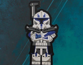 Toppa in PVC Brickwars Capitano Rex