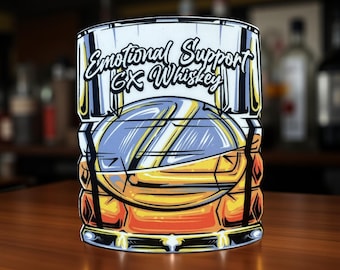 Emotional Support GX Whiskey Leatherette Patch - Overland Adventure Awaits!