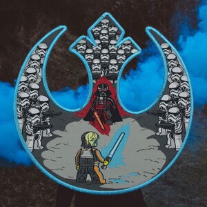Rebel Brickbird V2 Patch - &quot;Never Back Down&quot;