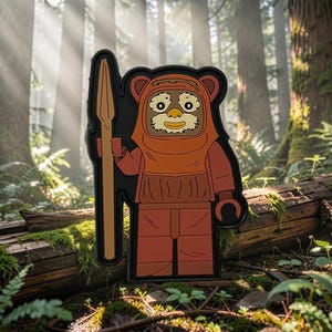 Patch Ewok de PVC Brick Wars