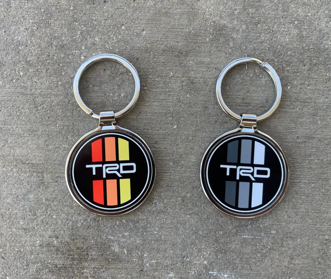 Vintage TRD Toyota Metal Keychain - Etsy