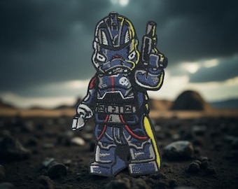 Parche bordado Echo Brickwars