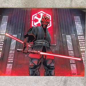 Lord Maul MEGA Aluminium Aufnäher / Patch