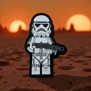 Patch de PVC Stormtrooper Brick Wars