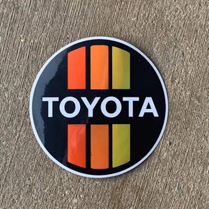 Holographic Vintage Toyota Full Color Decal