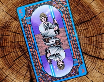 Luke Skywalker King of Hearts Aluminum Patch - Star Wars Collectible