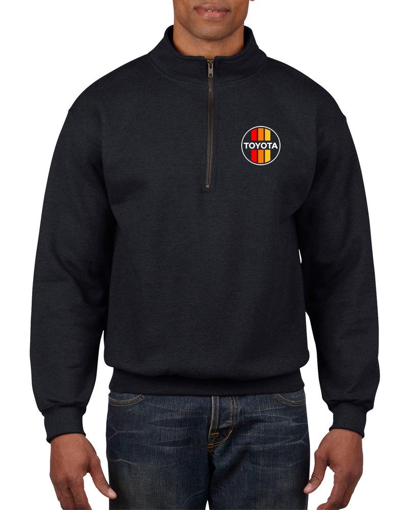 Vintage Toyota Quarter-zip Cadet Collar Sweatshirt - Etsy