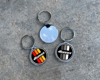 Vintage Toyota 4Runner Metal Keychain