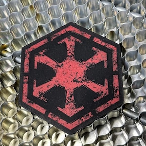 Leatherette Sith Logo Patch