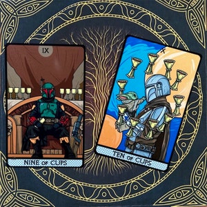 Star Wars Tarotkarten-Aufnäher aus Aluminium, Set Nr. 17