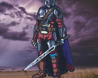 Naszywka haftowana Mando Icon