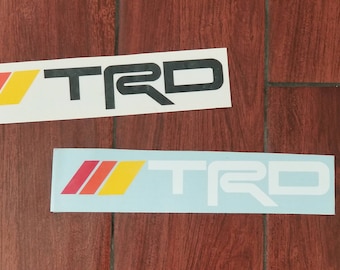 Adesivo TRD con colorazione Toyota d'epoca