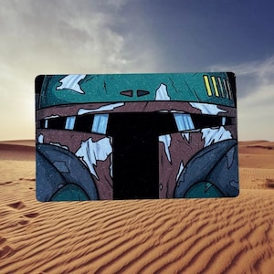 Boba Fett Beskarian Faces Aluminum Patch