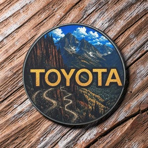 Toyota Heritage Horizons Leatherette Patch - Black Bear Pass Edition