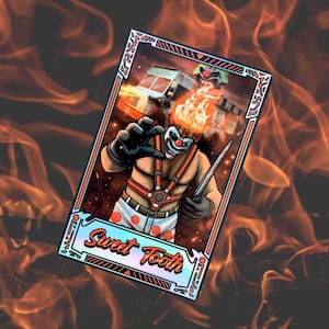 Sweet Tooth Trading Card aluminium patch