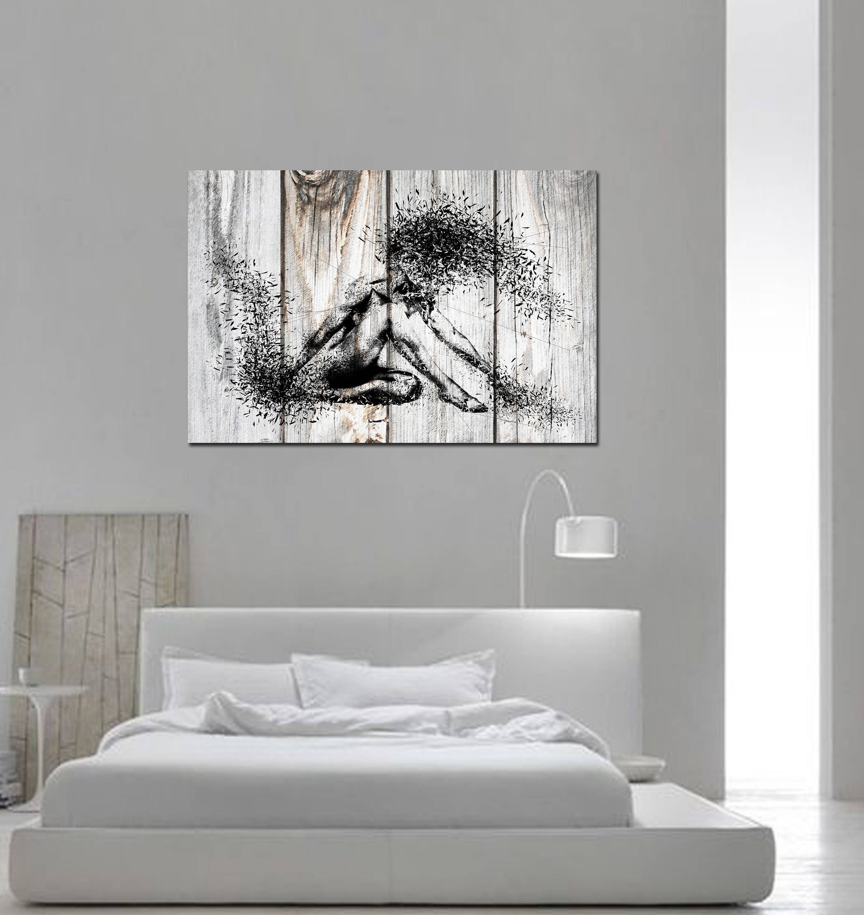 CANVAS ART Sensual Bedroom Wall Decor Minimalist Abstract - Etsy