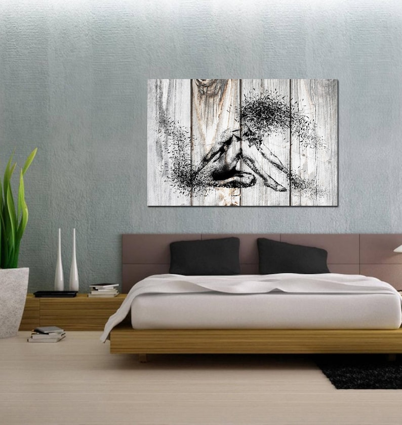 Canvas Art Sensual Bedroom Wall Decor Minimalist Abstract Etsy Singapore